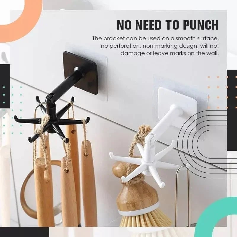 🔥(Last Day Promotion - 49% OFF) 360° Rotating Folding Hook- Buy 3 Free Shipping